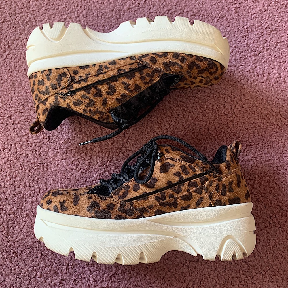 🛑SOLD🛑 Madden Girl Chunky Cheetah Sneakers